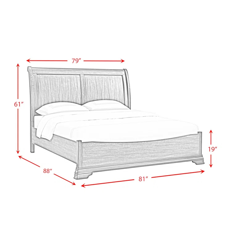 Picket House Furnishings Stark 5PC Bedroom Set In Cherry