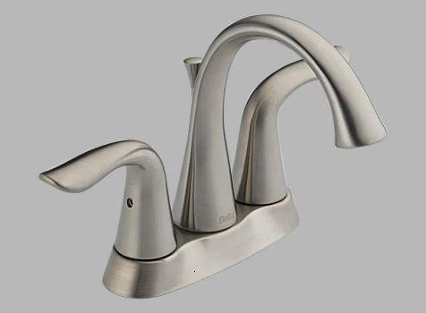 Lahara Centerset Bathroom Faucet with Drain Assembly, 2-handle Bathroom Sink Faucet
