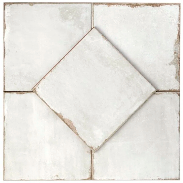 Artmore Tile Haven Blanco 8-in x 8-in Polished Ceramic Stone look Standard Wall Tile ( 10.76-sq ft Carton )