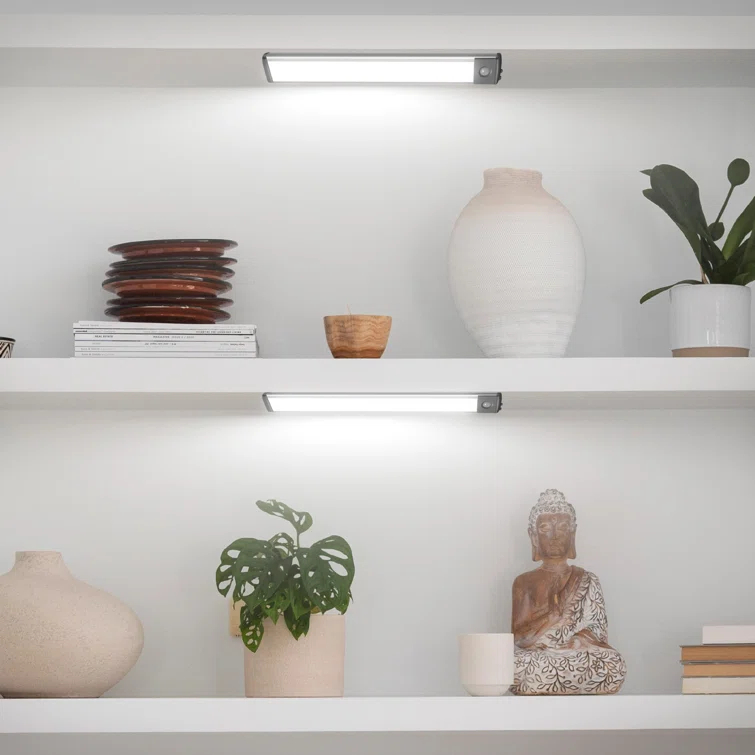 LEPOTEC 9.88Inch 40 LED Cool Wireless Rechargeable Motion Sensor Cabinet Light