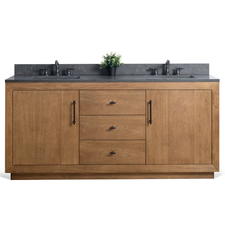 60" Double Bathroom Vanity Set with Top