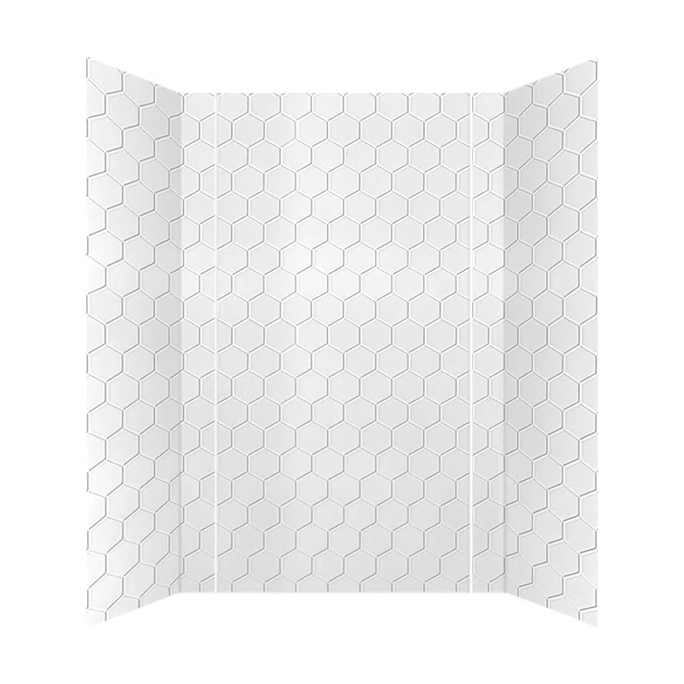 Hex Tile - Mirroflex - Tub and Shower Wall Panel