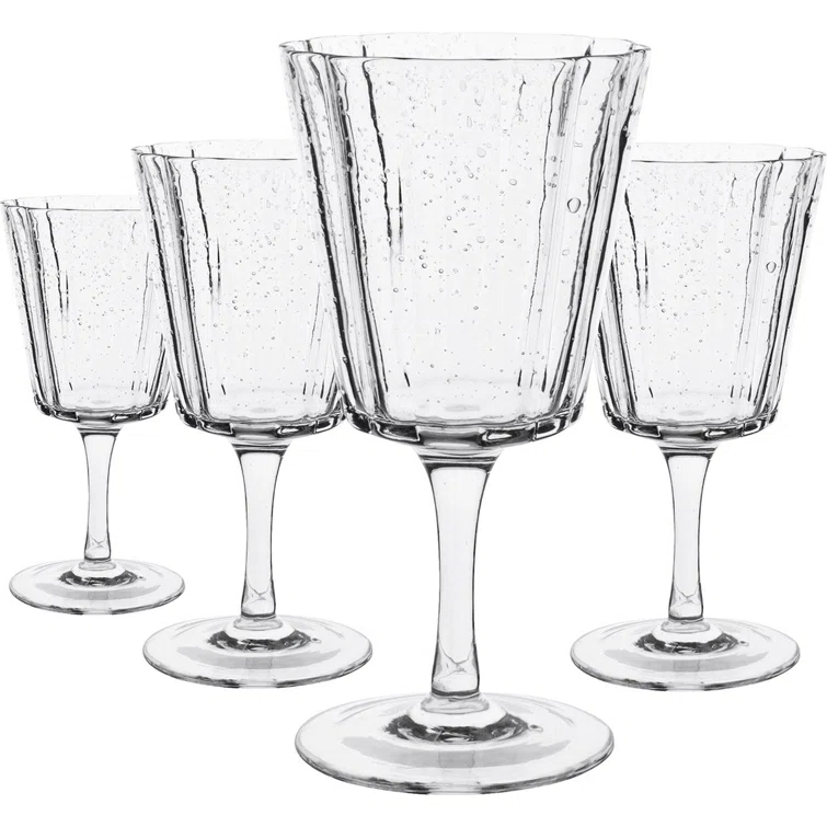 Handmade 9.13oz Wine Glass, Set of 4