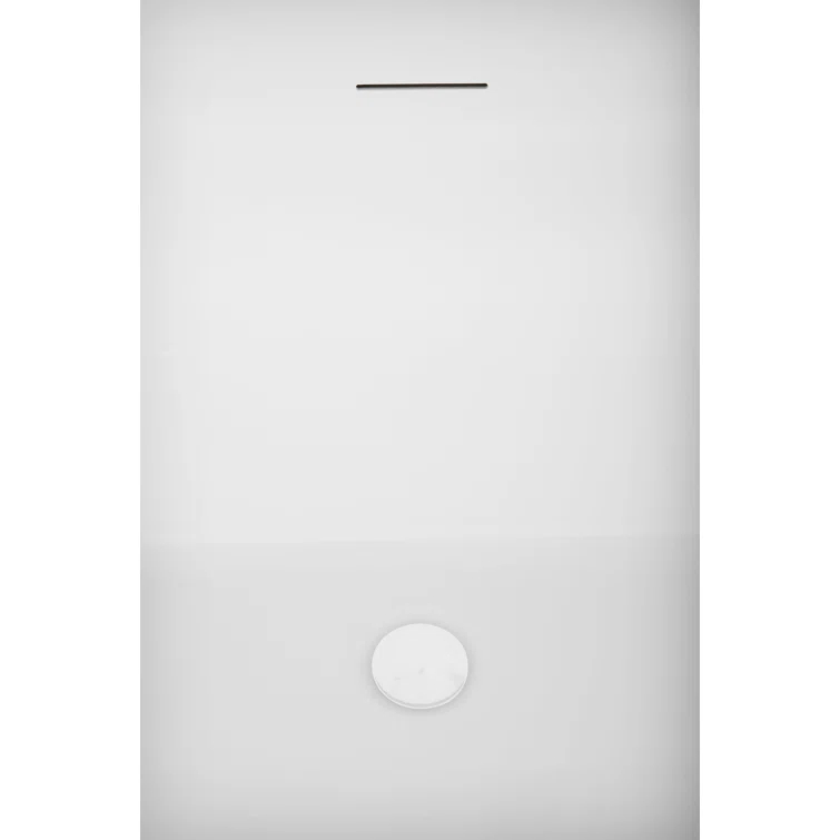 61" Streamline Soaking Freestanding Tub and Tray With Drain