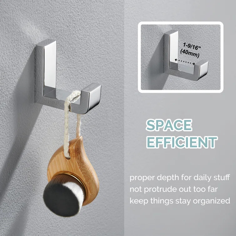 Stainless Steel Bathroom Wall Mounting Robe Hook