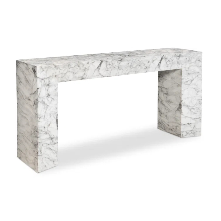 Cadence Faux Marble 68" Console Table