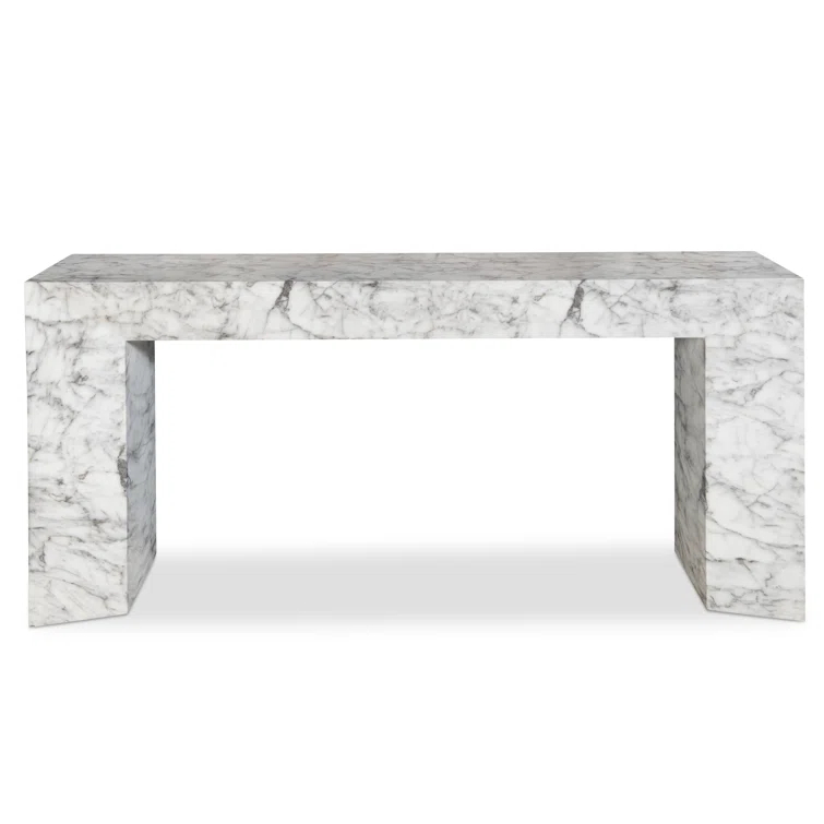 Cadence Faux Marble 68" Console Table