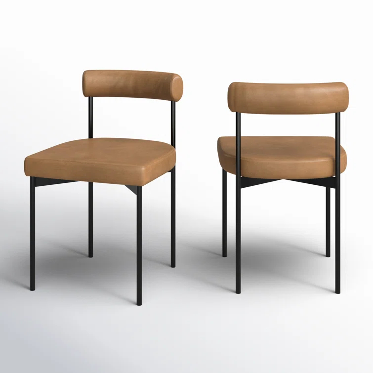 Dahlia 18'' H Upholstered Metal Side Chair