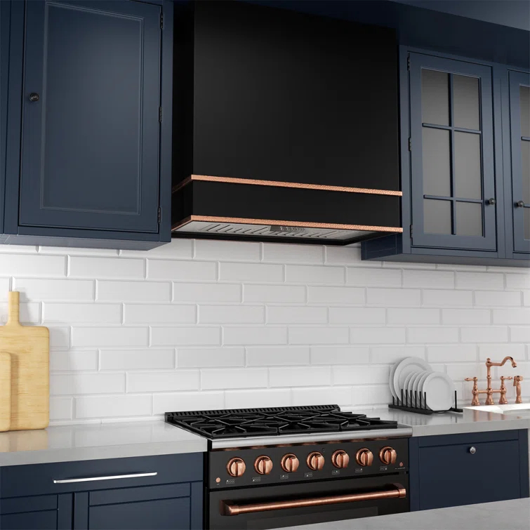Akicon Akicon 36" Stainless Steel 600 CFM Ducted (Vented) Wall Mounted Required Range Hood