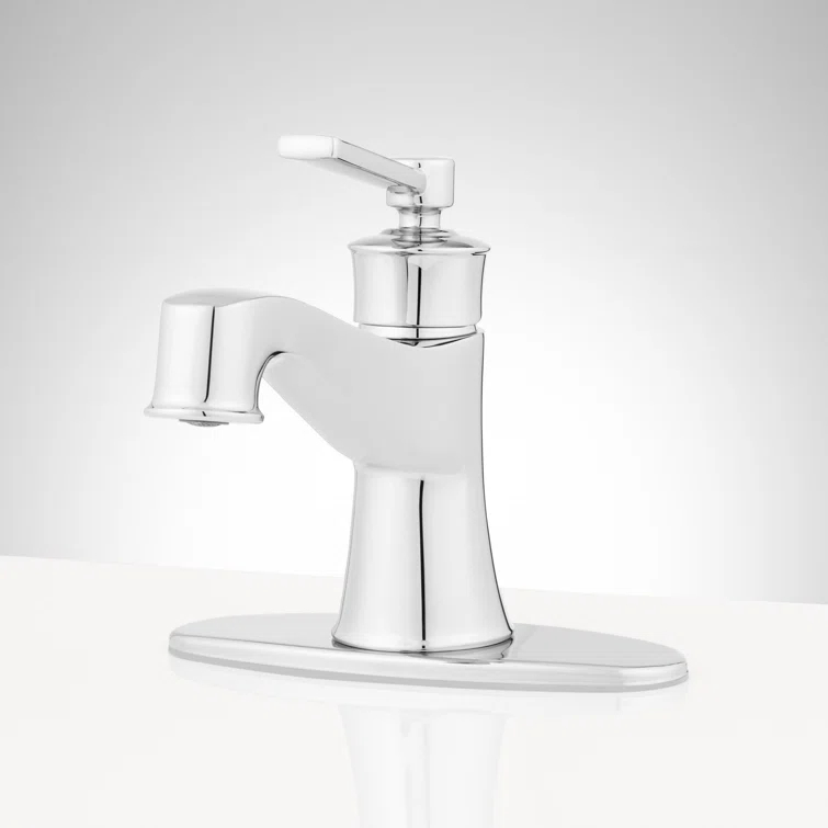 1.2 GPM Single Hole Bathroom Faucet with Pop-Up Drain Assembly