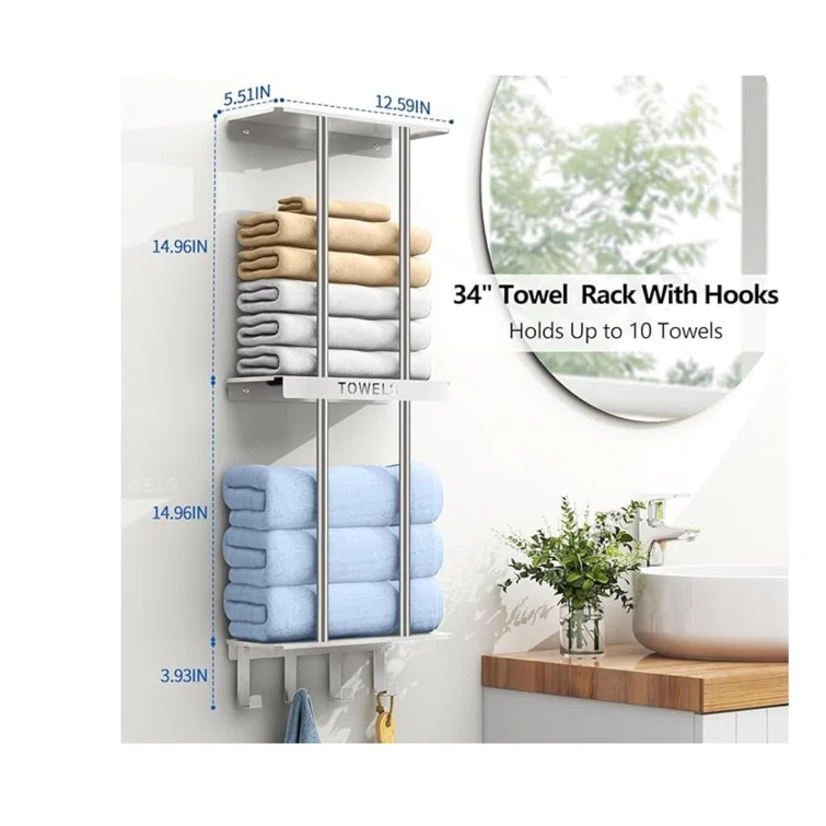 Wall Towel Rack