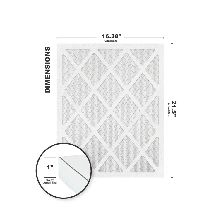 Accumulair Universal Air Filter for Air Conditioner (Set of 4)