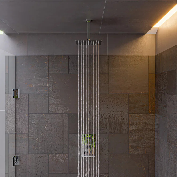 Square Knob 1 Way Thermostatic Shower Mixer