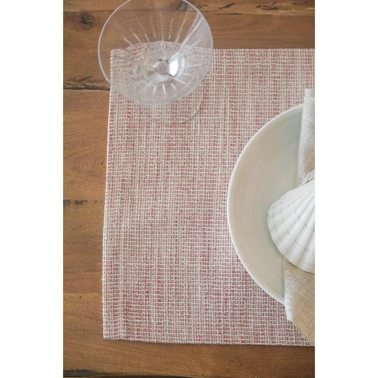 Anaya Desert Red Wrinkle Resistant Indoor Outdoor Table Runner