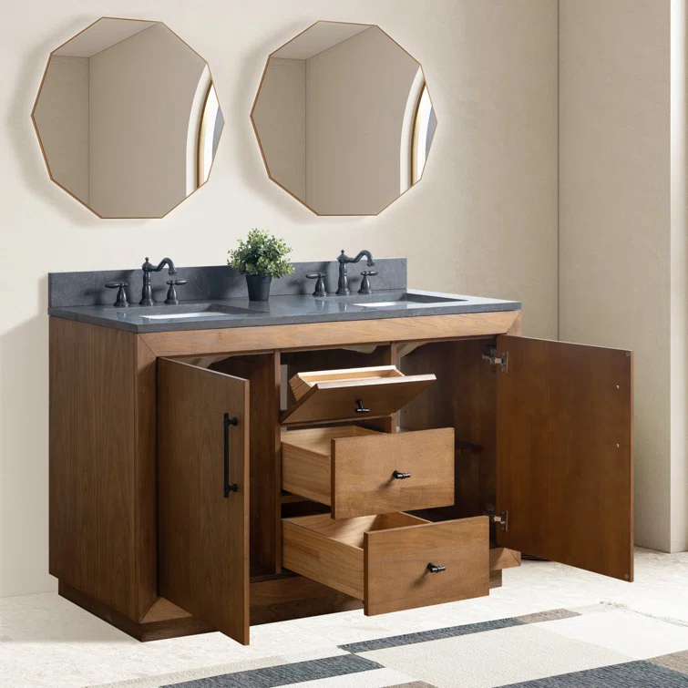 60" Double Bathroom Vanity Set with Top