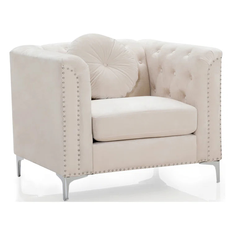 Soho Velvet Chesterfield Chair