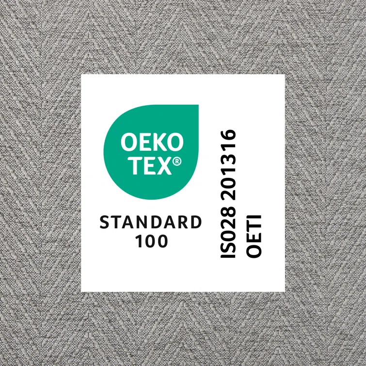 TOWN & COUNTRY BASICS Pax Herringbone Textured Solid Machine Washable Area Rug Grey