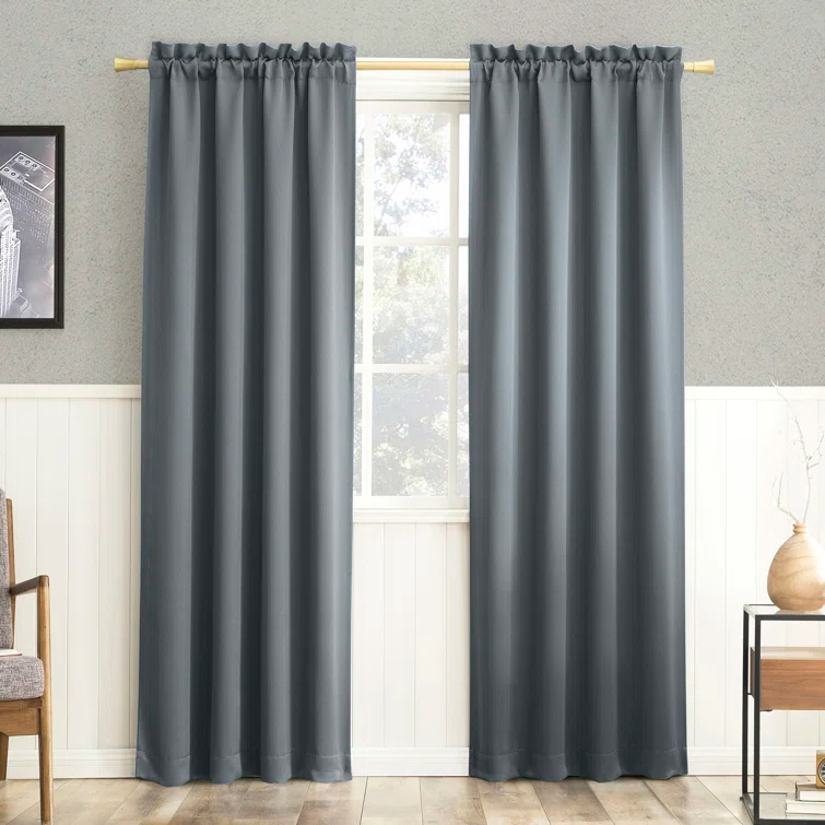 Wayfair Basics® Thermal Blackout Rod Pocket Curtain Panel