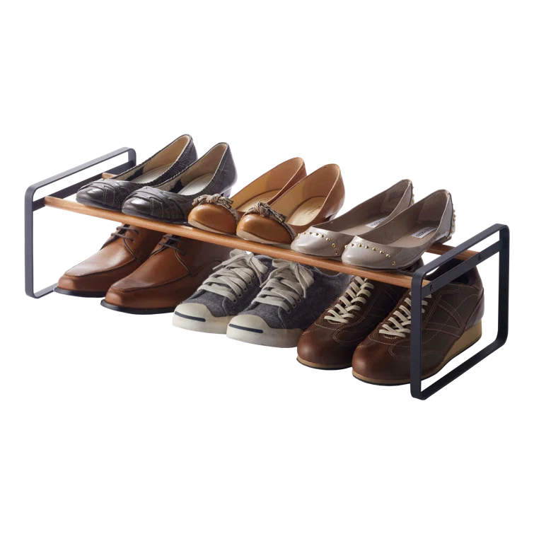 Yamazaki Home Shoe Rack, Steel, Expandable, Stackable