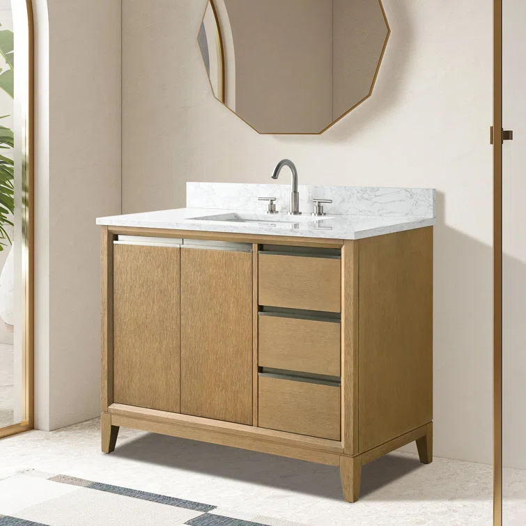 42 Single Bathroom Vanity with Top