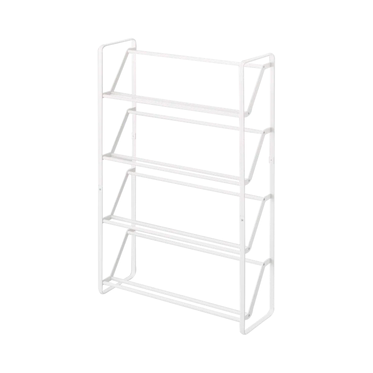 Yamazaki Home Slim Shoe Rack, Steel, Holds 8 to 12 shoes