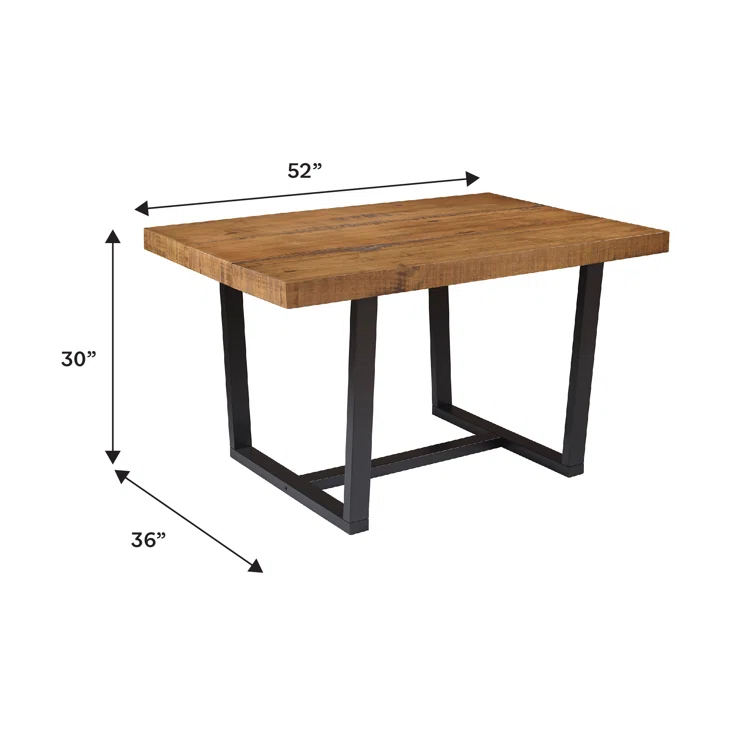 Amarapal Pine Solid Wood Dining Table