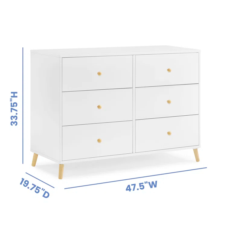 Delta Children Essex 6 Drawer Dresser