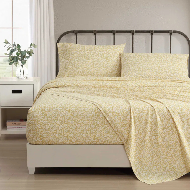 Laura Ashley Laura Ashley Printed Cotton Percale Sheet Set
