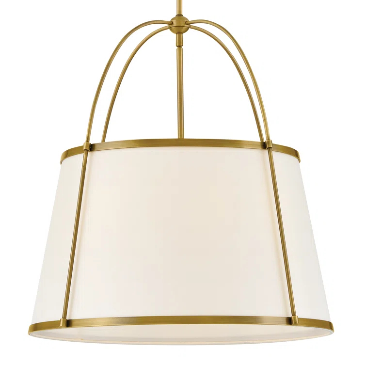 Hinkley Clarke Drum Two-Tone Chandelier Pendant