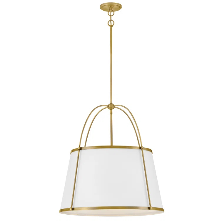 Hinkley Clarke Drum Two-Tone Chandelier Pendant
