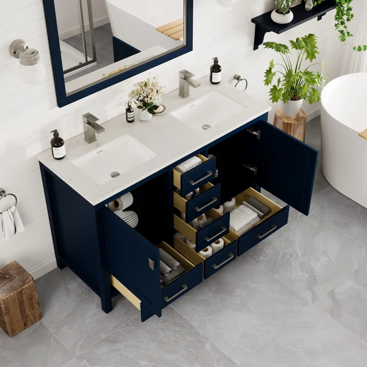 Eviva London 48" Double Bathroom Vanity Set