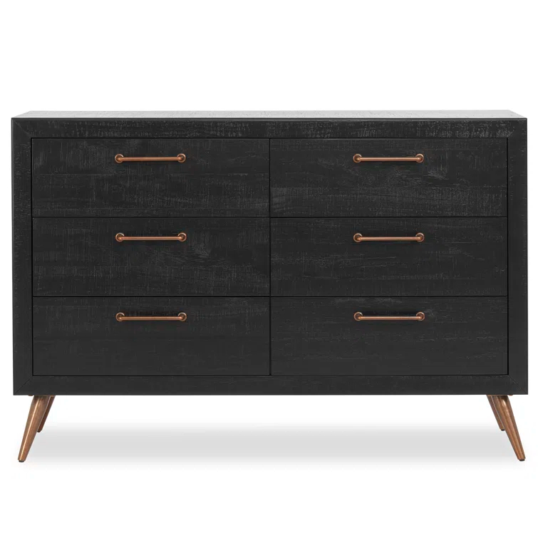 Stilnovo Solid Wood 18'' W 6 - Drawer Dresser