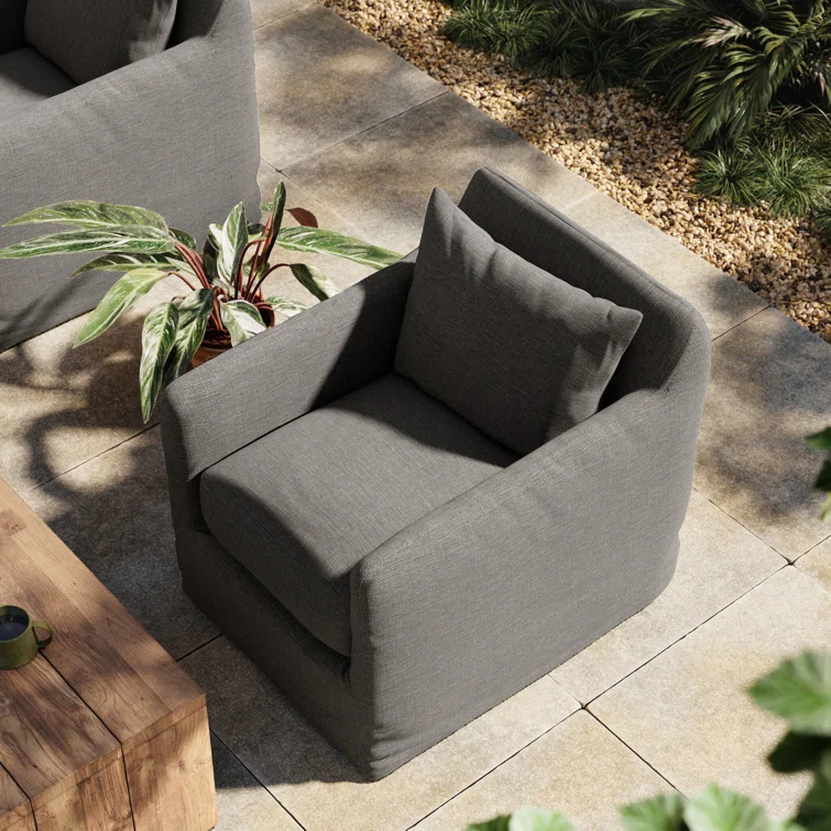 Dade Slipcovered Armchair