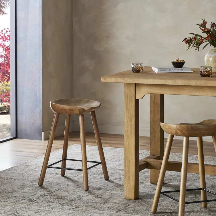 Casimer Solid Wood Stool