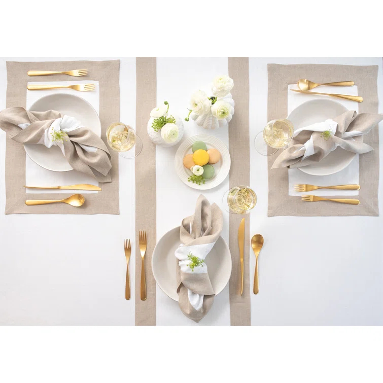 Linen Rectangle Dining Table Runners