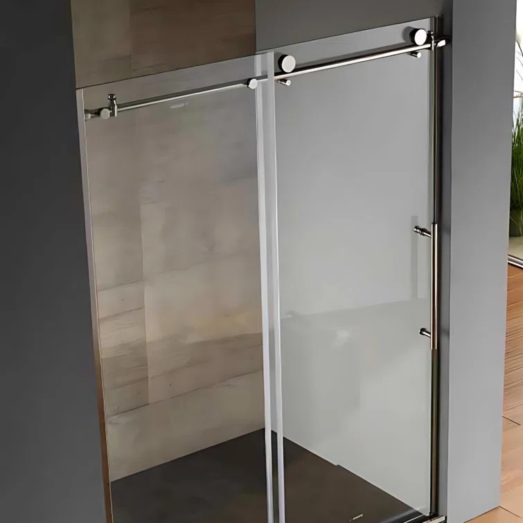 48" W X 79" H Frameless Shower Door