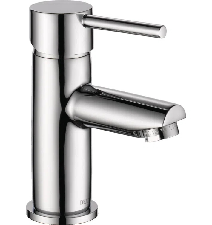 Trinsic Single Hole Bathroom Faucet with Drain Assembly, Single Handle Bathroom Sink Faucet