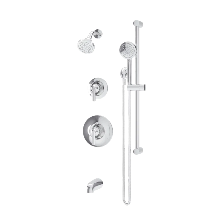 Birch HydroMersion Double Handle Tub and Shower Trim Kit with Hand Spray