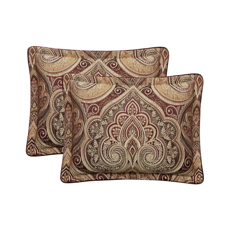 California King Ivory Woven Damask Comforter Set