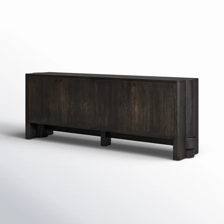 Sylvie 89'' Dark Oak Sideboard with Wrap Stretchers