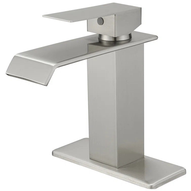 1 Single-handle Bathroom Faucet with Drain Assembly