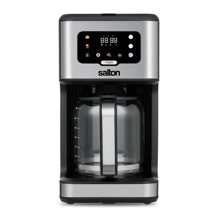 Salton Stainless Steel Digital Coffee Maker - 14 Cup