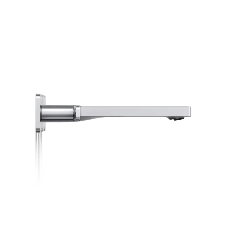 Parallel Wall-Mount Bathroom Sink Faucet Trim