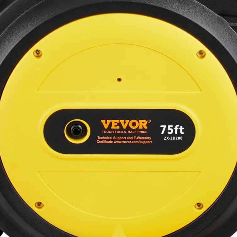Retractable Extension Cord Reel Power Cord Reel 75FT