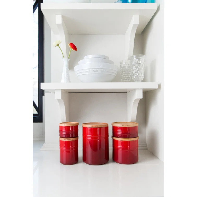 Le Creuset Metallics Kitchen Canister & Reviews | Birch Lane