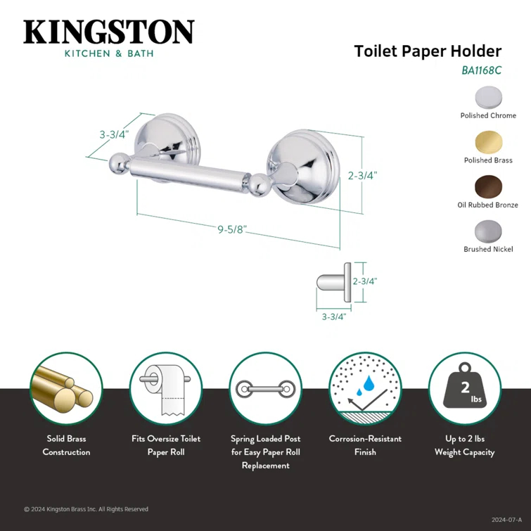 Kingston Brass Vintage Toilet Paper Holder