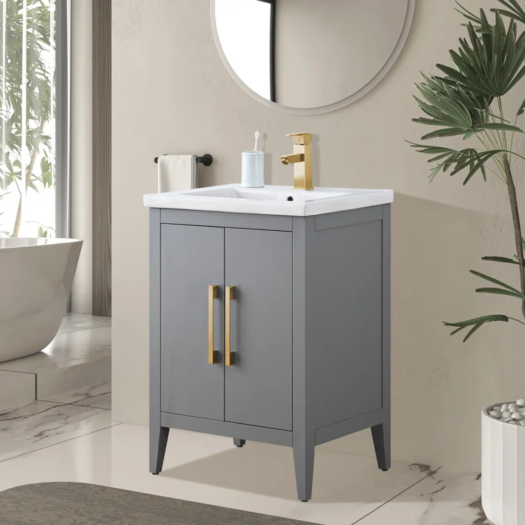 24" Single Bathroom Vanity Set