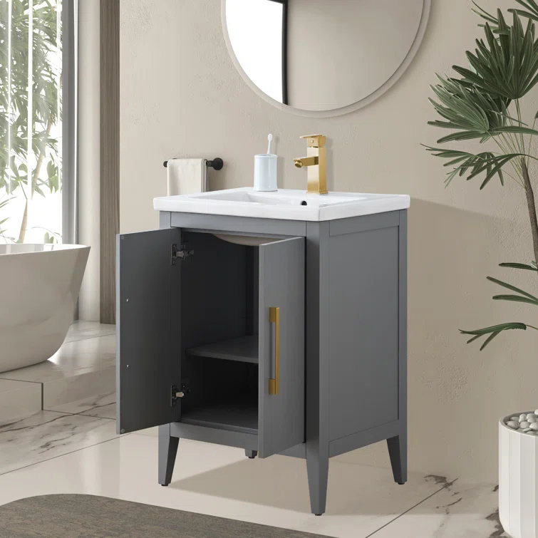 24" Single Bathroom Vanity Set