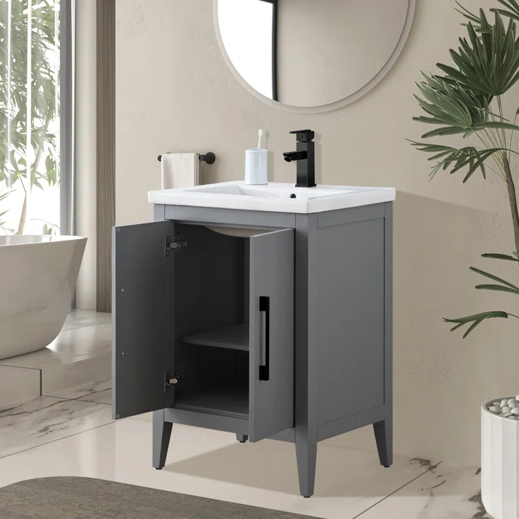 24" Single Bathroom Vanity Set