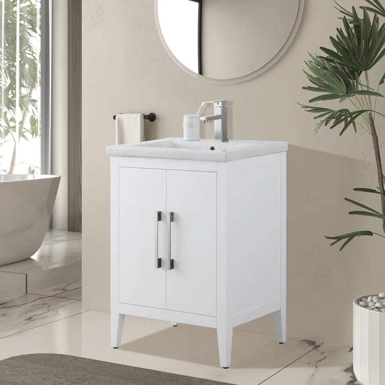24" Single Bathroom Vanity Set